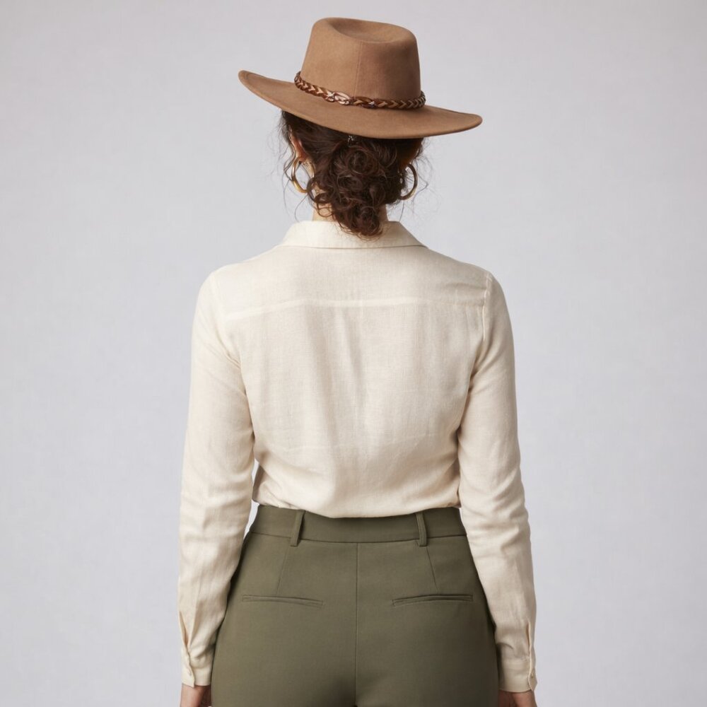 Australian Outback Leather Crusher Hat - Picture 5 of 16